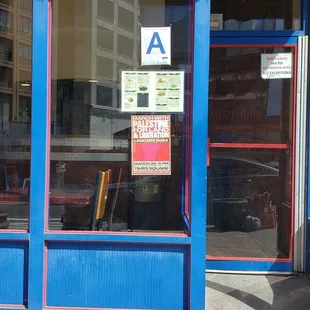 Storefront and signage
