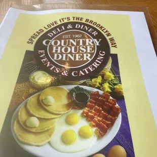 a plate of pancakes and eggs