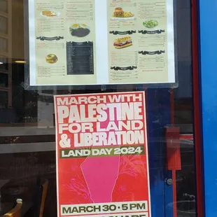 Diner storefront and signage