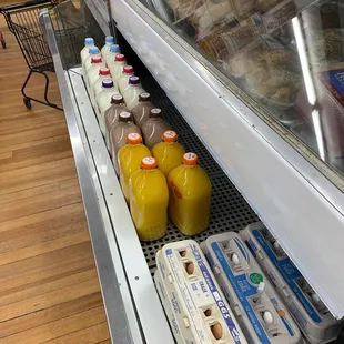 an assortment of dairy products