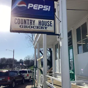 the front of the store