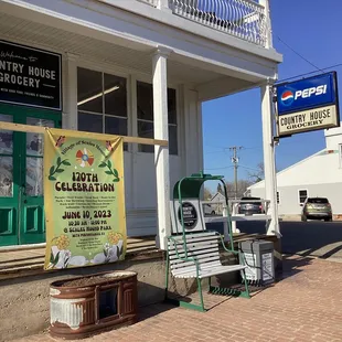 the front of the store