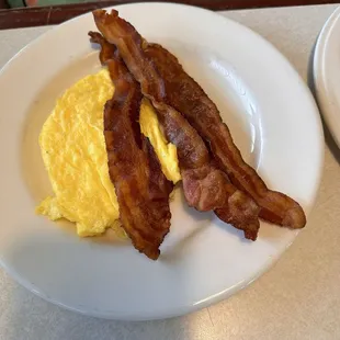 Bacon and eggs