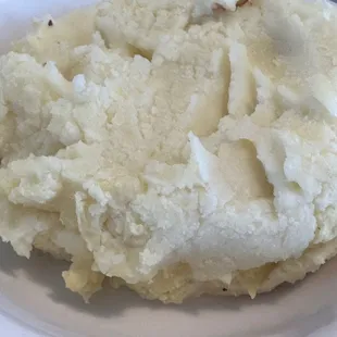 Very driers lumpy potatoes