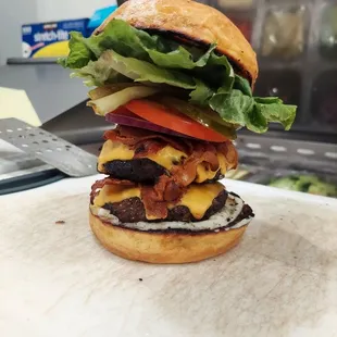 Double bacon cheeseburger