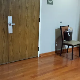 Full trash cans, there for days.