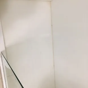 This is actually the floor turned sideways with dirty grout