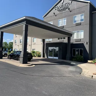 View from parking lot