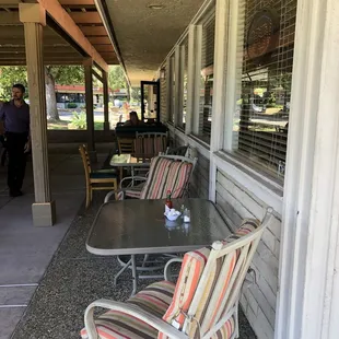 Outdoor patio dining
