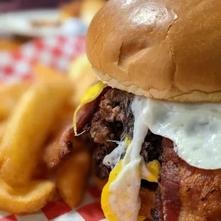 Breakfast burger
