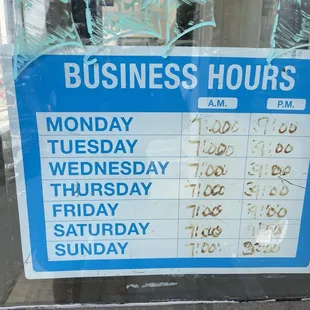 Hours open