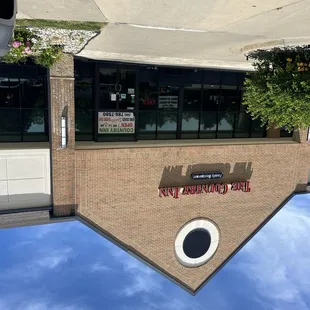 outside