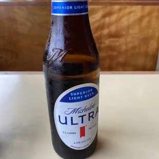 a bottle of ultra