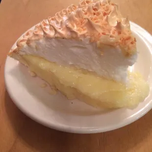 Signature coconut cream pie