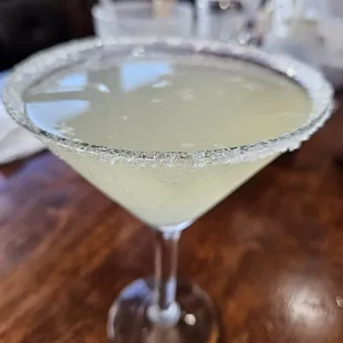 a margarita in a martini glass