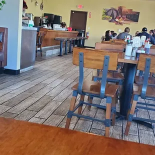 Dining area looks nice