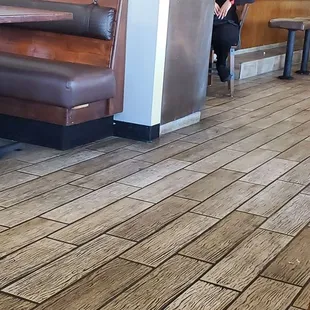 Staff sitting around talking