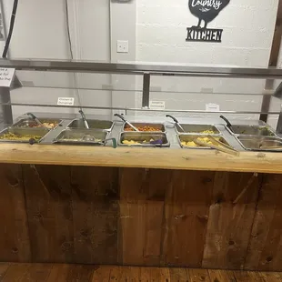 Veggie buffet bar