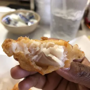 Catfish Nuggets, well fried