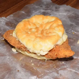 Chicken Biscuit (awful biscuit): Country Kitchen