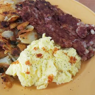 Corned Beef Hash & Eggs
