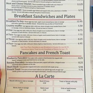 New menu as of 10/01/24 (or maybe a week before).
