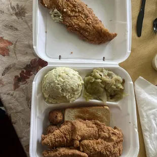 2 pieces of fried Cat Fish on Friday