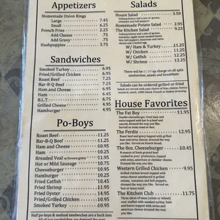 Lunch Menu