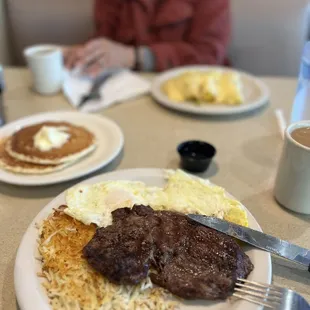 Ribeye and eggs