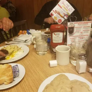 I could only eat a small amount of the biscuits and gravy