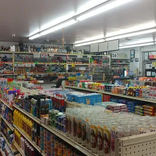 a grocery store with a variety of beverages
