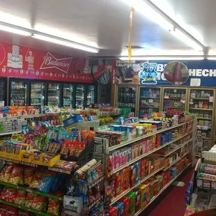 a grocery store with a variety of products
