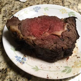 a steak on a plate