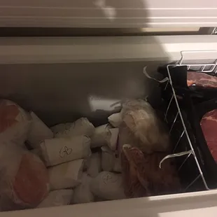 $567 worth of meat. Purchased my own freezer, 7 cubic feet.