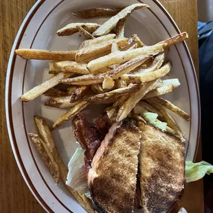 BLT with hand cut  fries