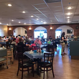 diners and dining area