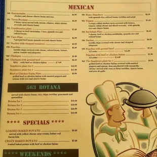 Country Omelette menu