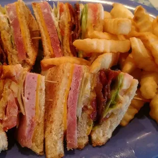 Club sandwich (my usual) @ Country Omelette