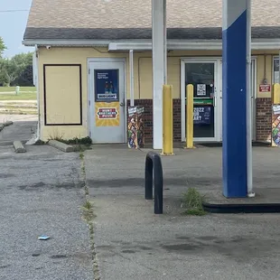 the front of the store