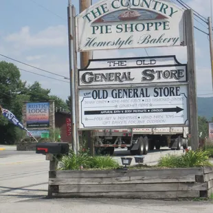 a sign for the old general store