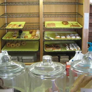 a variety of baked goods