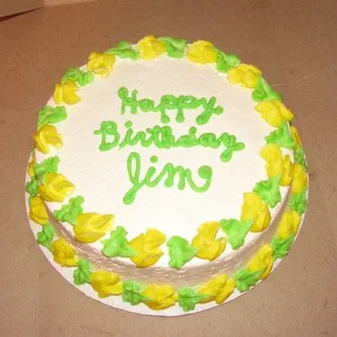 a happy birthday cake