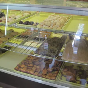 a variety of baked goods