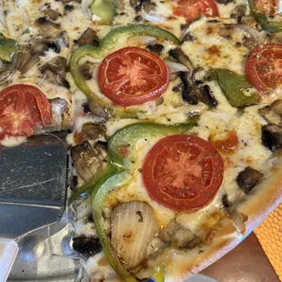 Veggie pizza
