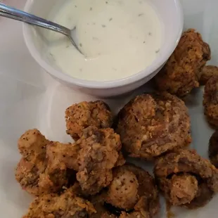 Fried mushrooms