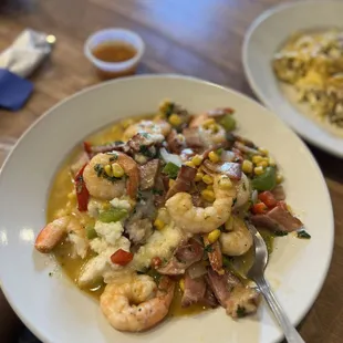 Shrimp &amp; Grits + Bacon