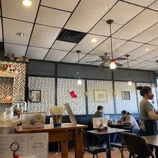 As you can see limited seating but cozy