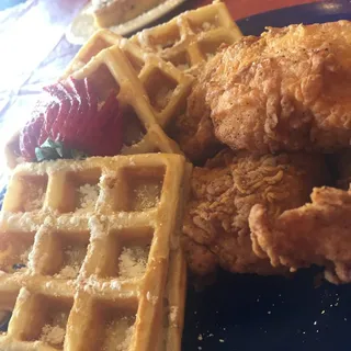 Chicken and Waffles Plate