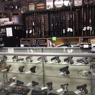 Part of our firearms selection