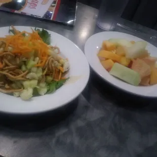 County pride i stop for some salad and fruit that was ok hit the spot